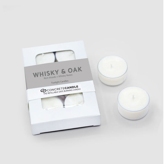 WHISKY & OAK | Tealights set of 6